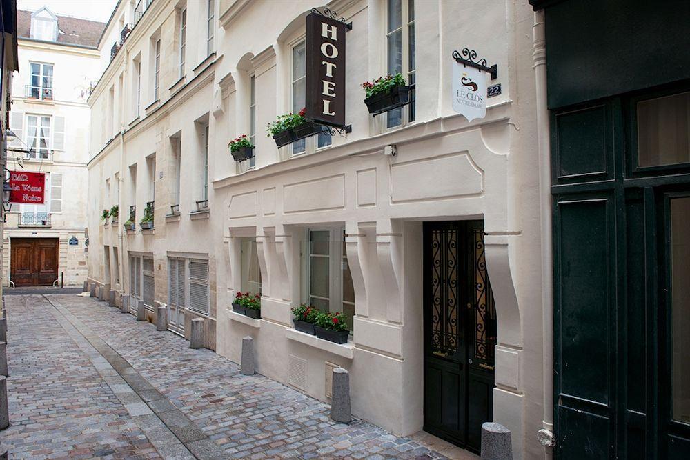 Hotel Le Clos De Notre Dame Paris Exteriör bild